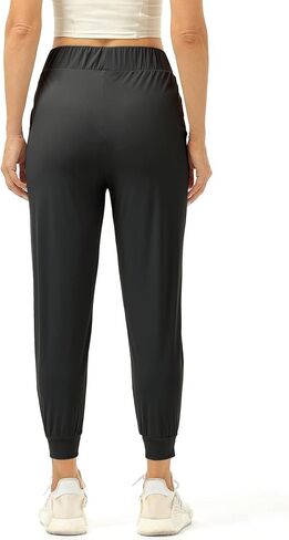 icyzone Lightweight Capri Joggers for Womens with Pockets Sun Protction UPF 50+ Workout Hiking Yoga Pants in Saudi Arabia