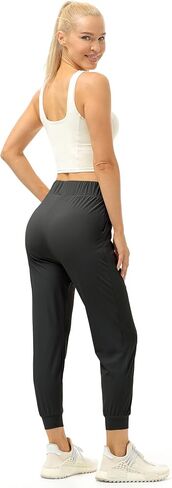 icyzone Lightweight Capri Joggers for Womens with Pockets Sun Protction UPF 50+ Workout Hiking Yoga Pants in Saudi Arabia