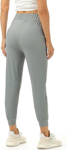 icyzone Lightweight Capri Joggers for Womens with Pockets Sun Protction UPF 50+ Workout Hiking Yoga Pants in Saudi Arabia