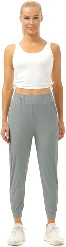 icyzone Lightweight Capri Joggers for Womens with Pockets Sun Protction UPF 50+ Workout Hiking Yoga Pants in Saudi Arabia