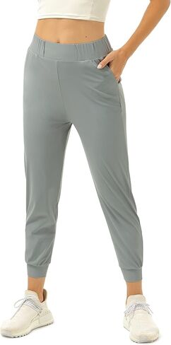 icyzone Lightweight Capri Joggers for Womens with Pockets Sun Protction UPF 50+ Workout Hiking Yoga Pants in Saudi Arabia