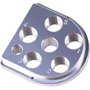 1PCS Tool Head متوافق مع ضغوط سلسلة Dillon Precision XL 650 و XL 750 (الأداة مصنوعة من CNC ويمكن أن تكون سريعة - التغيير)