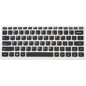 Black Ultra Thin Silicone Gel Keyboard Cover for Lenovo Yoga 720 13 710 14 14" Yoga 710 15 Yoga 720 15 15.6" Flex 4 14" Flex 5 14" Yoga 910 14" Laptop (Please Compare Layout and Model)