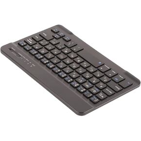 USB Keyboard with Russian English, 7 Inch Rechargeable Ultra Thin Wireless Bluetooth Amazon.UK.com Bluetooth Keyboard Controllers for Andriod Win iOS Russian Computer iOS