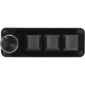 Mini 3 Key Knob Keypad Green for Axis Keyboard with Key Line Separation Hotswap Keys Mechanical Macros Miniature Gaming Keyboards Knob Programming - Optimal OSU Experience
