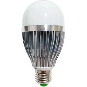 E26 Infrared LED Bulb, 180 Degree Wide Angle, E27 9-LEDs Infrared Light, for Night Vision IR Illuminator Light, for CCTV Security Cameras (940nM Invisible)