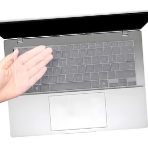 i-Tensodo Keyboard Cover Skin for 2025 ASUS VivoBook 14 M1407 X1407, Vivobook Flip 14 TP3407 TP3407s Silicone US Laptop Keyboard Cover-Clear
