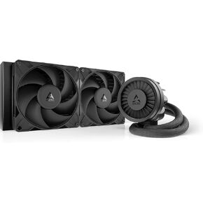 ARCTIC Liquid Freezer III Pro 280 - AIO CPU Cooler, 2 x 140 mm Water Cooling, 38 mm Radiator, PWM Pump, VRM Fan, AMD AM5/AM4, Intel LGA1851/1770 Contact Frame - Black
