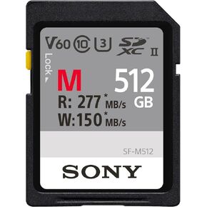Sony 512 GB M Series UHS-II SDXC Memory Card