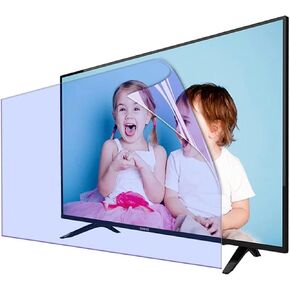 Wzglod TV Screen Protectors Matte Anti Glare Anti Break LCD TV Screen Protector 75-85inch Anti Blue Light Monitor Filter Guard Against Radiation,No Bubbles