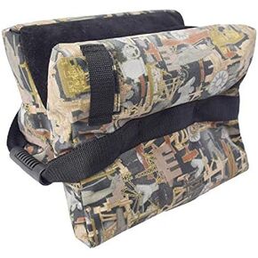 Shooting Rest Bag for Rifles Unfilled with Portable Handle，Tactical 600D Water-Resistant Oxford Support Sandbags Stand Holders for Outdoor Target Shooting and Hunting