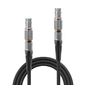 0B 2 Pin LEMO-Compatible Male to Male Power Cable Compatible with LEMO Teradek Bond, ARRI Alexa, Z CAM E2, DJI RS2/RS3, Tilta Float, SmallHD, Vaxis, Blackmagic, 39"