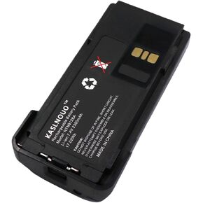 Battery Replacement Compatible with Motorola APX 4000 APX 3000 APX2000 APX900 PMNN4448 PMNN4406AR Radio 7.4V 2300mAh with Belt Clip