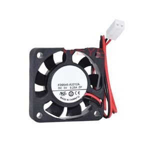 ل FD0540-A2212A 5V 0.25A 4 * 4CM 2 مروحة تبريد الأسلاك تم اختبارها بشكل جيد العمل