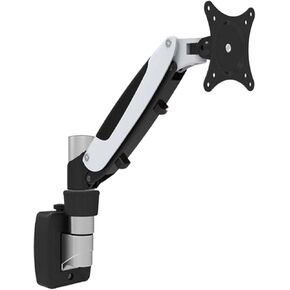 DL-GM111P 8kg Gas Spring 2 Arm 10" 23" 27" Tiltable 360 Rotate Aluminum LCD Wall Mount Monitor Office Partition Bracket Shelf