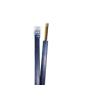 Customized RJ11 RJ12 Connector to Wire END Cable(RJ11 RJ12 to 6P WE)