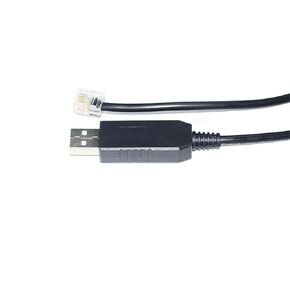FT232RL CHIP USB to RJ12 6P6C RJ45 8P8C RS485 Serial Communication Cable for Controller to PC(8M,USB to RJ45 8P8C)