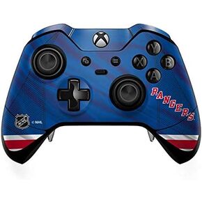 Skinit Decal Gaming Skin Compatible with Xbox One Elite Controller - Officially Licensed NHL New York Rangers Home Jersey Design
