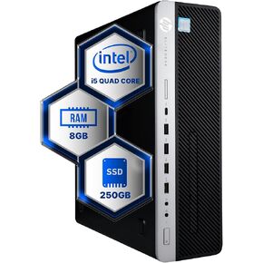 HP ProDesk 7th Generation Desktop Computer | Quad Core Intel i5 (3.2) | 32GB DDR4 RAM | 1TB SSD Solid State | Windows 10 Professional | Home or Office PC (Renewed)