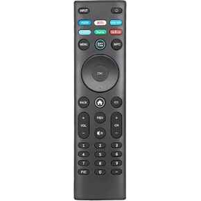 Universal Remote Control XRT140 for VIZIO Smart TV Remote Replacement XRT136 XRT260 XRT270 D/E/M/P/V/PX Series Smart TVs with 6 Shortcut Buttons-No Setup Required