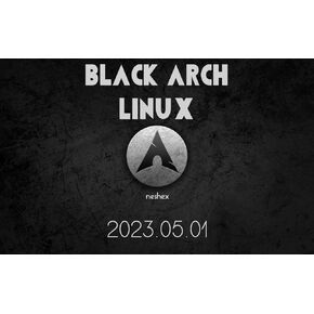 Black Arch Linux 2023.05.01 Slim Edition Bootable USB Flash Drive