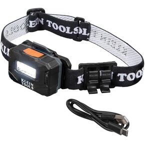 Klein Tools 56049 Rechargeable Headlamp/LED Lights, Adjustable Fabric Strap with Marker/Pencil Holder, 260 Lumens, for Work and Outdoors in Kuwait