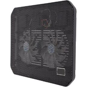 Kimiss Elrgonomic Gaming Laptop Poard مع المعجبين ومنافذ USB وتبديد الحرارة السريعة لأجهزة الكمبيوتر المحمولة تحت 17 بوصة - مبرد كمبيوتر محمول صامت