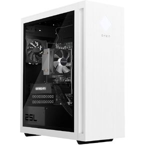 HP. OMEN 25L GT15 Gaming Desktop Computer - 14th Gen Intel Core i7-14700KF 20-Core Processor, 128GB DDR5 RAM, 4TB NVMe SSD, GeForce RTX 4060 8GB Graphics, Keyboard & Mouse, Windows 11 Pro