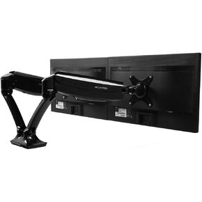 Aluminum Closed Desktop 10"- 27" Two-Color Monitor Full Action Support Computer Load Bracket 1.5-5kgs Per Head Monitor Arms Stands