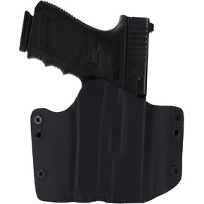 R&R Holsters Matte Black OWB Holster for Weapon Mounted Solofish SL-1091
