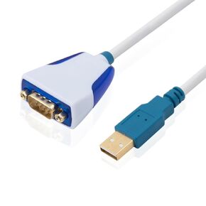 كابل المحول التسلسلي من USB إلى DB9 MALE RS232 لكابل محول محول US232R مع رقاقة FT232RQ -تدعم جميع أنظمة الكمبيوتر ، حتى 1M معدل نقل ، 1M (3.28 قدم)