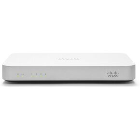 Cisco Meraki MX60 Small Branch Security Appliance (100Mbps FW Throughput 5xGbE Ports, Dashboard and Cloud Controller License Required)