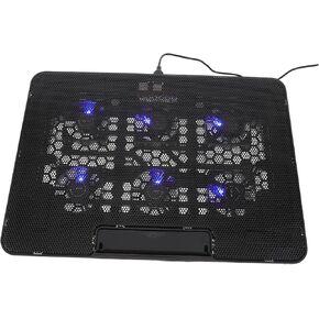 POPETPOP Laptop Cooling Pad Adjustable Height Lightweight Design for up to Laptops USB Powered Fan for Efficient Heat Dissipation for Travel and Business Use
