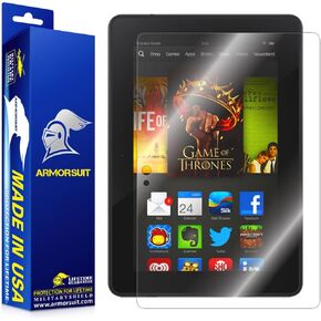 ArmorSuit MilitaryShield Screen Protector Designed for Amazon Kindle Fire HDX 7" (2013 Release) - [Max Coverage] Anti-Bubble HD Clear Film