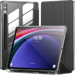 INFILAND Case for Samsung Galaxy Tab S9+ Plus / S9 FE+ Plus / S10+ Plus 12.4 Inch with S Pen Holder, Slim Clear Protective Cover Support Auto Wake/Sleep (Black) in Kuwait