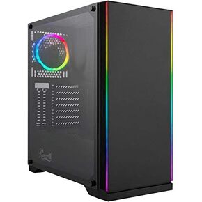 Centaurus Warlock 1.2B Gaming PC, Intel Ultra 9 285K 24-Core, Radeon RX 7800 XT, 64GB RAM, 2TB NVME SSD, Liquid Cooler, Windows 11 PRO, WiFi. Fast Desktop Computer for Gamers and Professionals