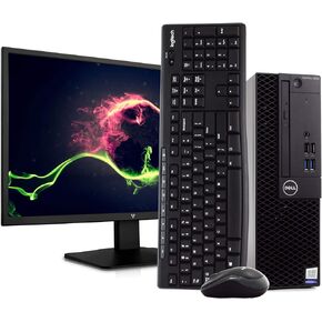 Dell OptiPlex 3050 PC Desktop Computer, Intel i5-6500 3.2GHz, 8GB RAM, 1TB HDD, Windows 10 Pro, 23.6 FHD LED Monitor, New 16GB Flash Drive, Wireless Keyboard & Mouse, DVD, WiFi (Renewed)