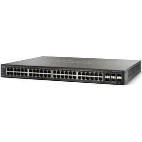 Cisco SG500X-48P-K9 48-Port PoE+ Stackable Managed Switch (Renewed)