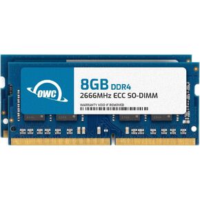 OWC 32GB (2X16GB) DDR4 RAM Compatible with Synology NAS Rackstation RS1221+ and RS1221RP+ 2666MHz PC4-21300 CL19 ECC Unbuffered SODIMM 2Rx8 1.2V Memory Upgrade