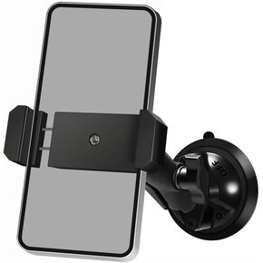 Suction Cup Car Phone Holder, Ultra-Durable Metal Phone Holders for Your Car Windshield, 360° Rotation Car Mount for iPhone/Samsung/All Smartphone
