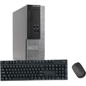 Dell Optiplex 3020 SFF Desktop PC, Core i5, 16GB DDR4, 256GB SSD, USB WiFi, USB BT, Keyboard & Mouse, Windows 10 Pro (Renewed)