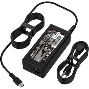 65W 45W USB C Type C Charger Fit for HP Chromebook X360 ProBook 435 440 450 455 460 465 EliteBook 1040 840 845 830 835 850 855 860 865 640 645 650 655 Envy x360 Spectre x360 13 15 Pavilion X2 Laptop