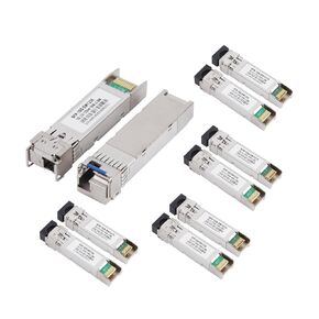 1/5/10Pair Gigabit Fiber SFP Module Fiber Transceiver - 10KM/20KM/40KM, 10G, LC Connector, 1270nm/1330nm Single Mode AB Fit for Ethernet Switch (5 Pairs, 10KM)