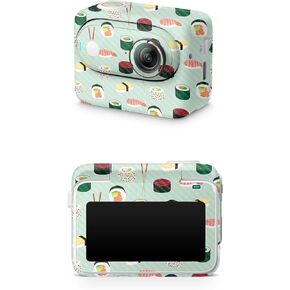Carbon Fiber Skin Compatible with Insta360 GO 3 (2023) - Sushi - Premium 3M Vinyl Protective Wrap Decal Cover - Easy to Apply | Crafted in The USA by MightySkins