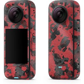 Glossy Glitter Skin Compatible with Insta360 X3 (2022) - Tree Camo - Premium 3M Vinyl Protective Wrap Decal Cover - Easy to Apply | Crafted in The USA by MightySkins