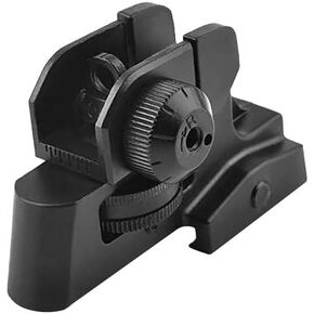 Slim Fixed Rear Iron Sight Picatinny/Weaver Rail for A2 Rear Sight