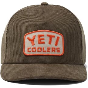 YETI Coolers Corduroy Snapback Hat, Brown