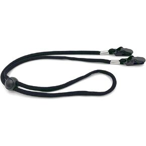 Black Hat Chin Cord, Adjustable Hats Strap Clips Windproof Lanyard on Bag Hats Holder for Travel Hat Keeper,Accessories,Fishing Hats