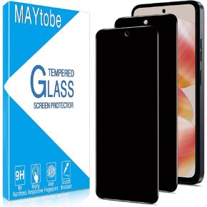 MAYtobe [2-Pack Privacy Screen Protector Designed for Motorola Moto G Power 5G 2025 Tempered Glass, Anti Spy, No Bubbles, Anti Scratch, Easy to Install