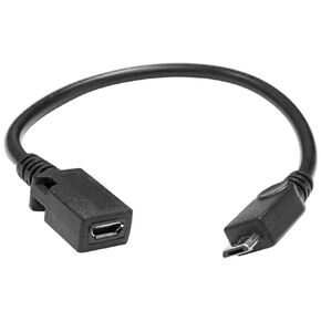 Seismic Audio - SA-USB9RT - 9 Inch USB Micro-B Male to Female Extension Cable - USB Micro-B Data Charging Cable